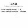 Kugel Front Rear Wheel Bearing & Hub Assembly Kit For Chevrolet Corvette Cadillac XLR K70-101185